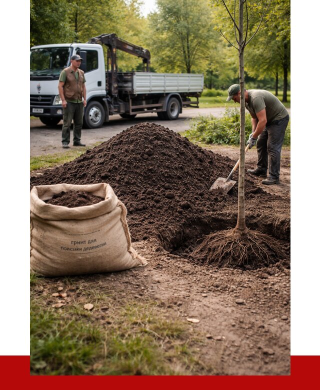 Грунт для посадки деревьев в Пушкино от 1245 р. | ПРОНЕРУДПшк