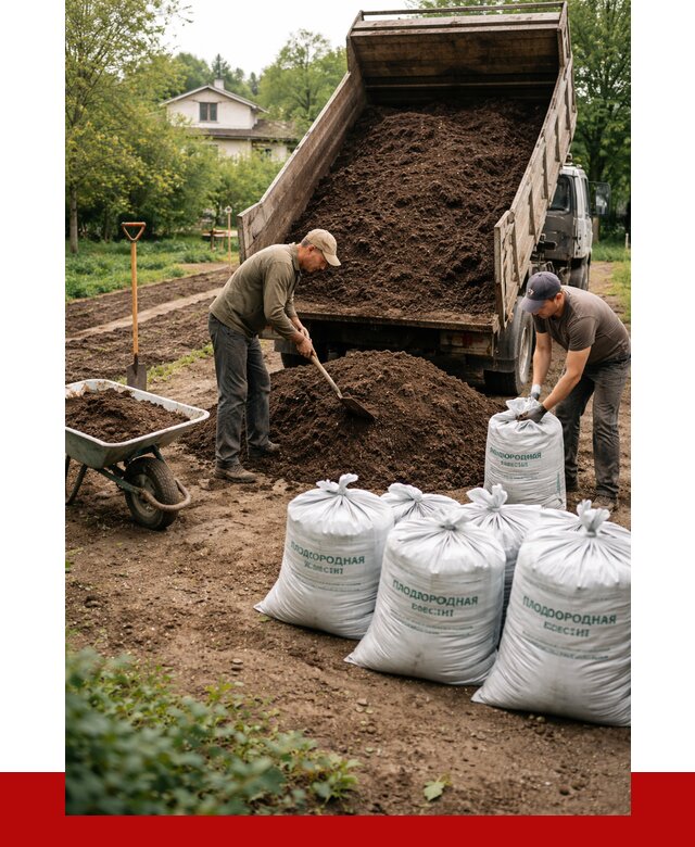 Плодородная смесь в Пушкино от 4357 р./куб с доставкой | ПРОНЕРУДПшк