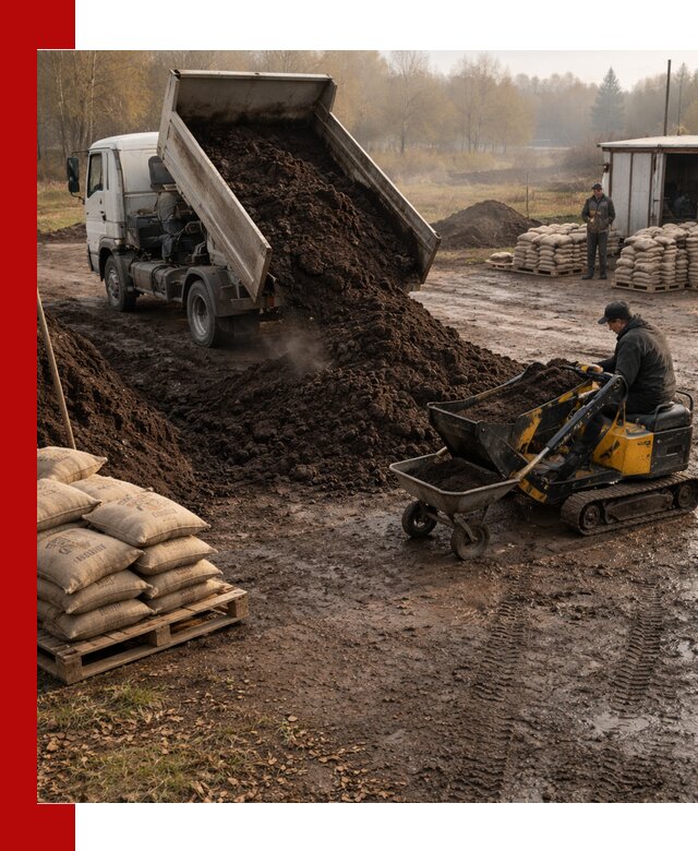 Кислый торф в доставке по выгодным ценам в Пушкино