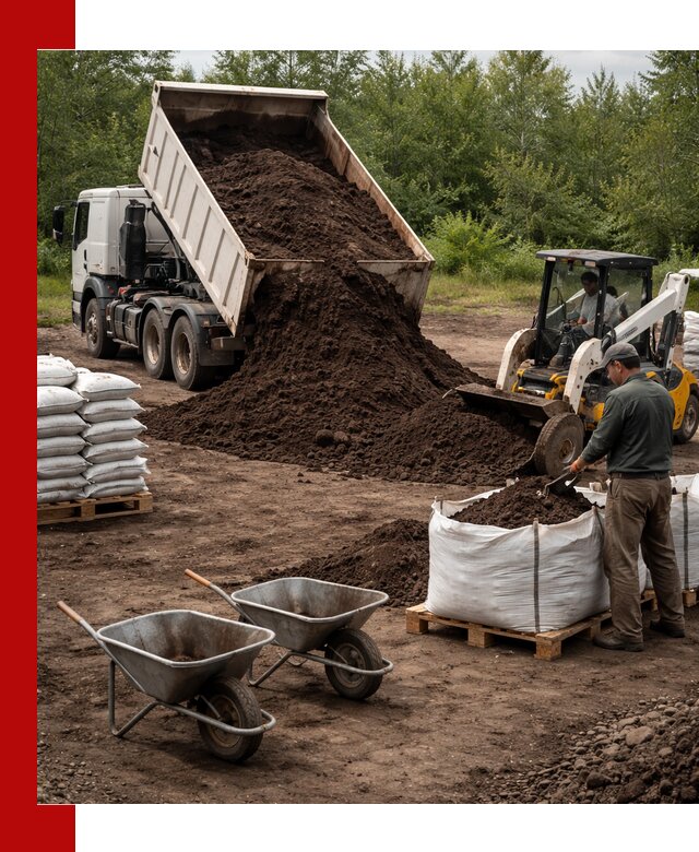 Доставка и продажа торфогрунта в Пушкино оптом и в розницу