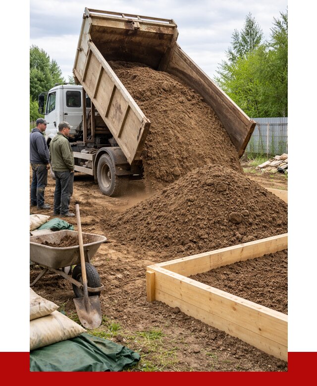 Торфо песчаная смесь в Пушкино с доставкой от 1919 р. | ПРОНЕРУДПшк