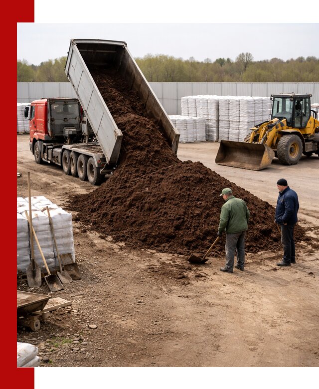 Доставка торфяных смесей оптом и в розницу в Пушкино