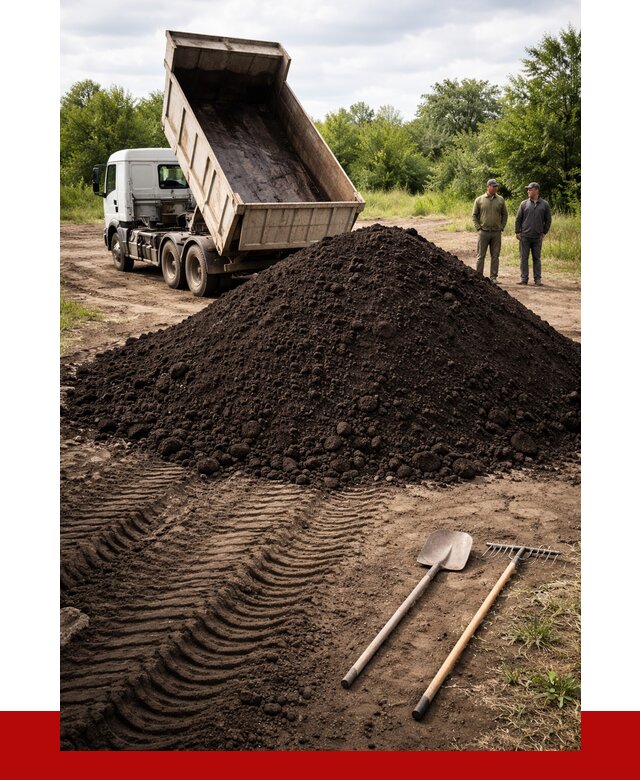 Купить чернозем навалом в Пушкино от 1245 р. за куб | ПРОНЕРУДПшк