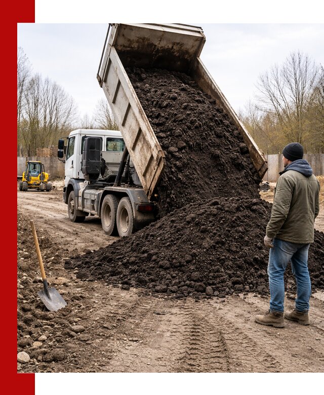 Доставка чернозема навалом в Пушкино быстро и выгодно