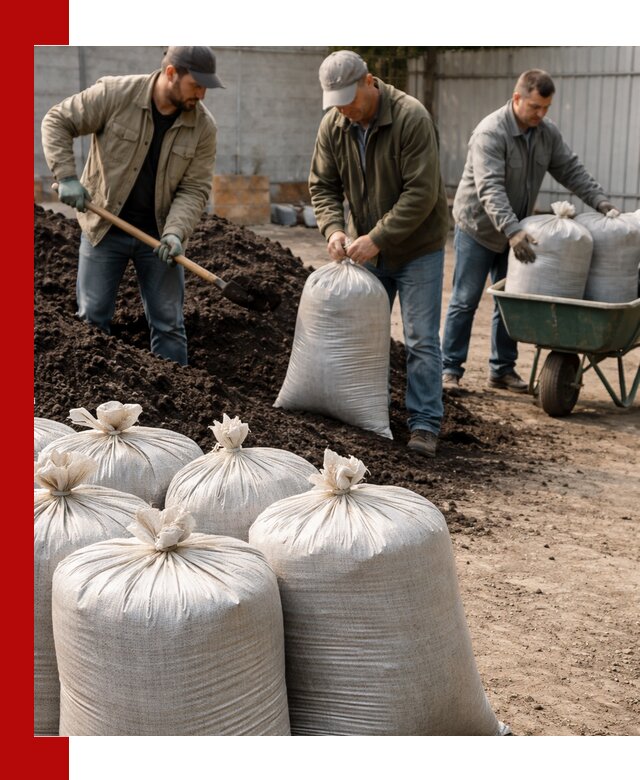 Купить чернозем в мешках с доставкой в Пушкино