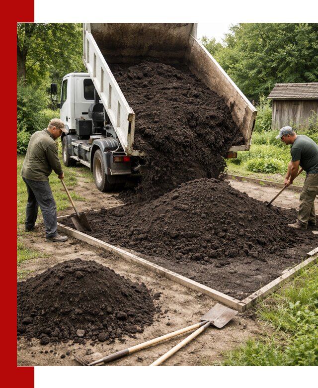 Купить чистый чернозем для огорода с доставкой в Пушкино