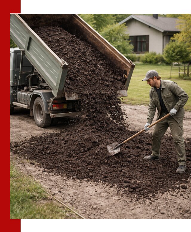 Чернозем для газона с доставкой в Пушкино быстро и качественно