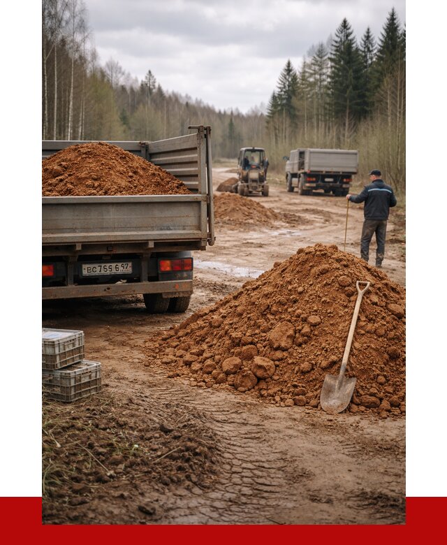 Глина и суглинки в Пушкино от 4668 р. за куб | ПРОНЕРУДПшк