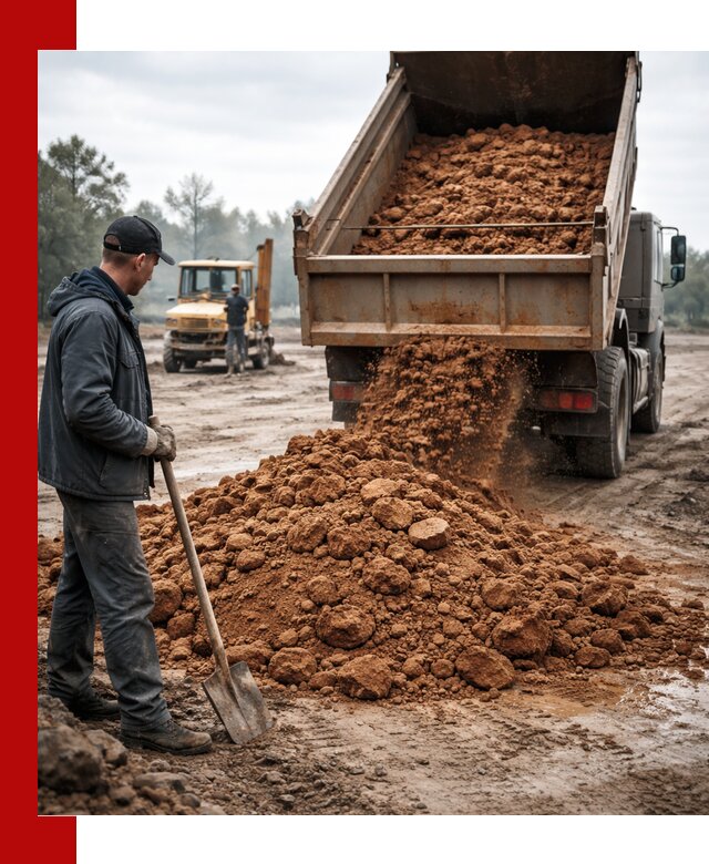Глина для засыпки в Пушкино с доставкой самосвалами