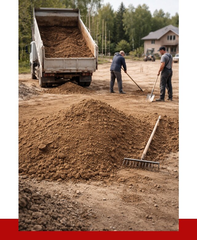 Суглинок для планировки в Пушкино с доставкой от 4357 р. | ПРОНЕРУДПшк