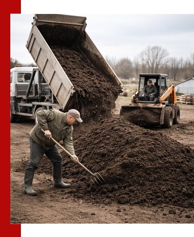 Доставка и продажа перегноя в Пушкино быстро и дешево