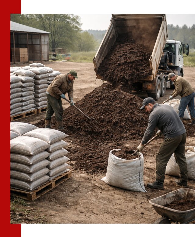 Доставка компоста оптом и в розницу в Пушкино