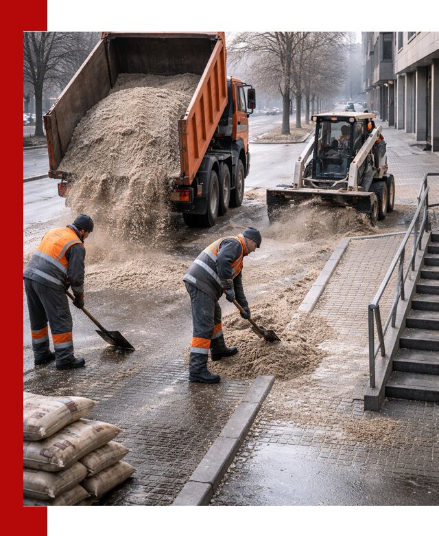 Поставка противогололедных материалов в Пушкино