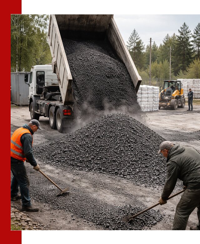 Доставка и продажа асфальтного гранулята в Пушкино