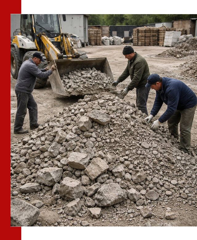 Демонтаж и вывоз бой бетона в Пушкино