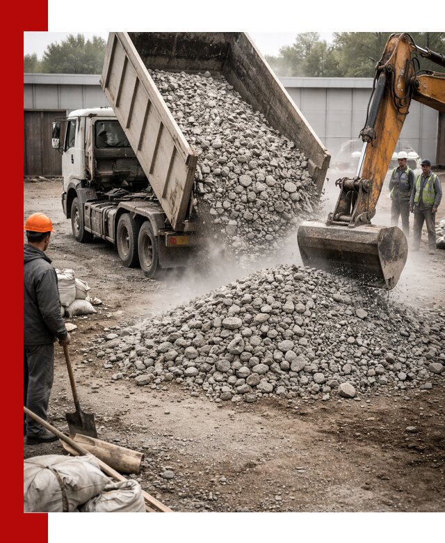 Доставка дробленого бетона в Пушкино оптом и в розницу