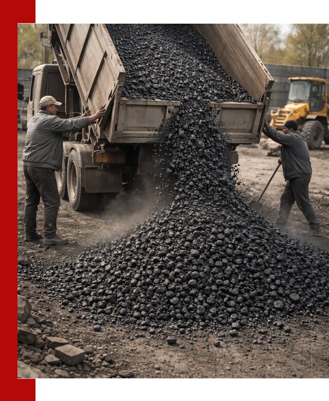 Доставка угля семечка самосвалами в Пушкино