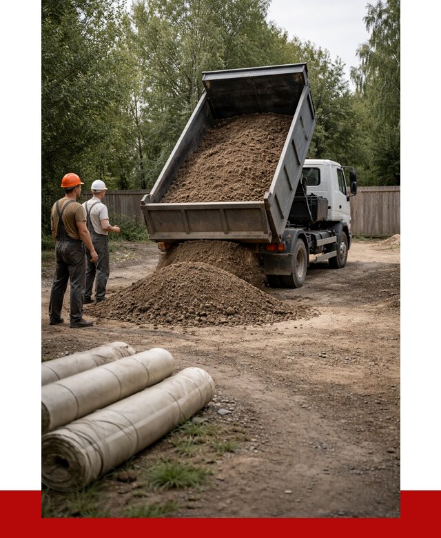 Доставка сыпучих материалов самосвалом в [cvi] от 4357 р. | ПРОНЕРУДПшк