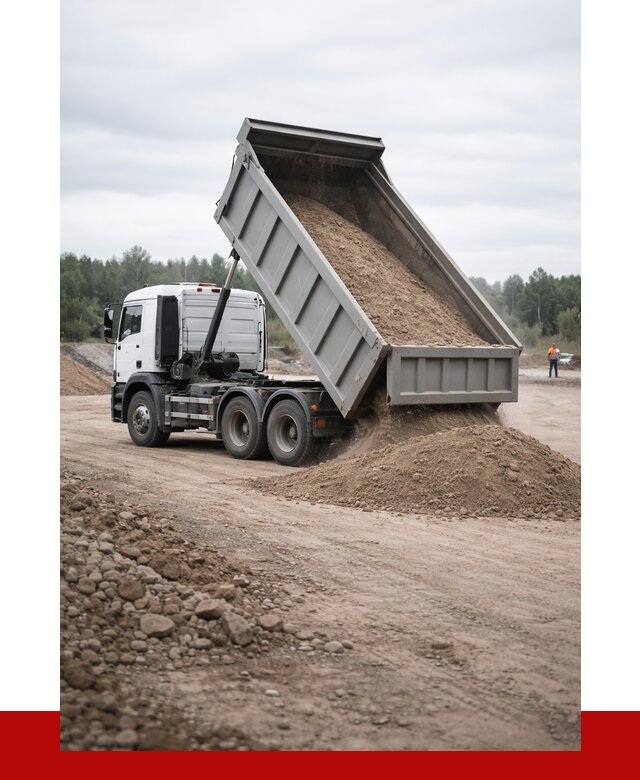 Доставка самосвалом 15 кубов в Пушкино от 6742 руб. | ПРОНЕРУДПшк