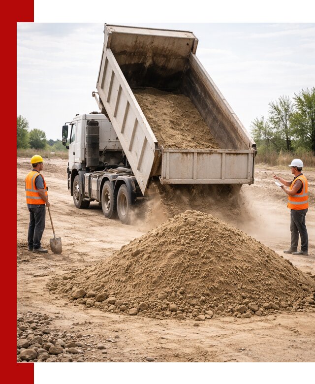 Доставка самосвалом 15 кубов в Пушкино за город и по городу