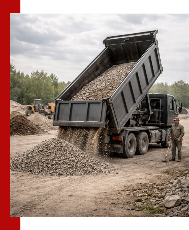 Доставка самосвалом 30 м3 по выгодным ценам в Пушкино