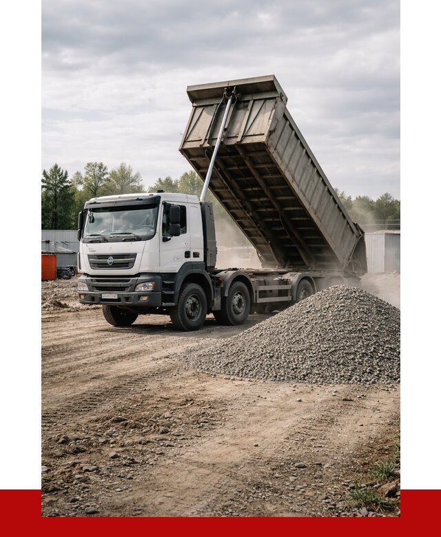 Доставка самосвалом 40 кубов в Пушкино от 9336 р. | ПРОНЕРУДПшк