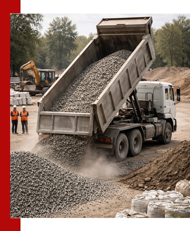 Аренда самосвала в Пушкино для доставки сыпучих и нерудных материалов