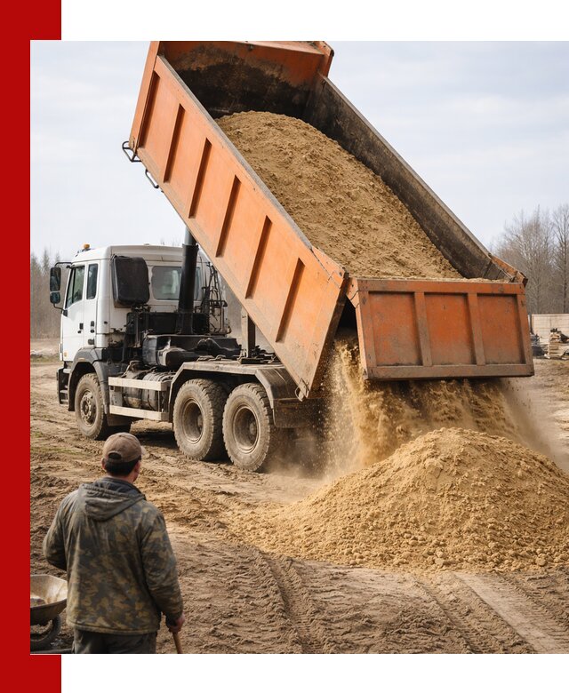Аренда самосвала 20 тонн для перевозки грузов в Пушкино