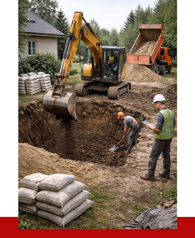 Рытье котлована в Пушкино быстро от 4668 р. ПРОНЕРУДПшк