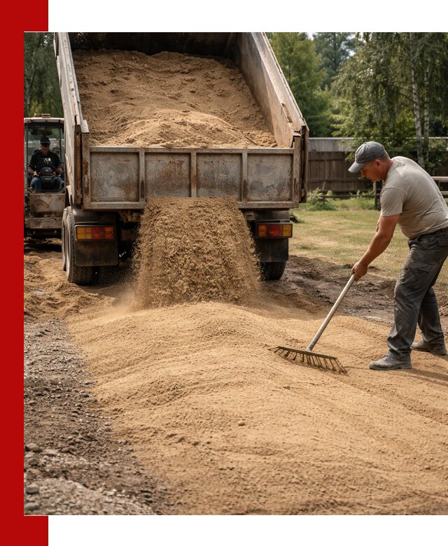 Отсыпка участка песком в Пушкино быстро и качественно