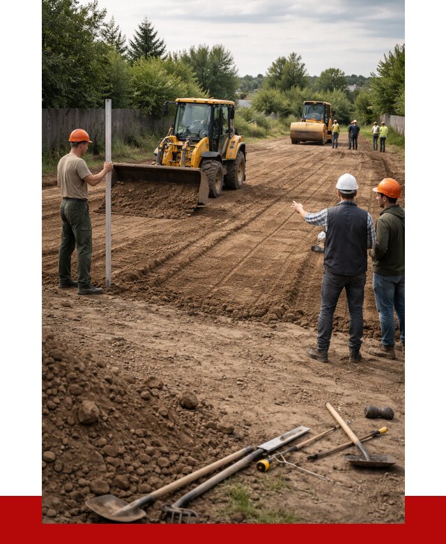 Планировка участка грунтом в Пушкино от 4668 р ПРОНЕРУДПшк