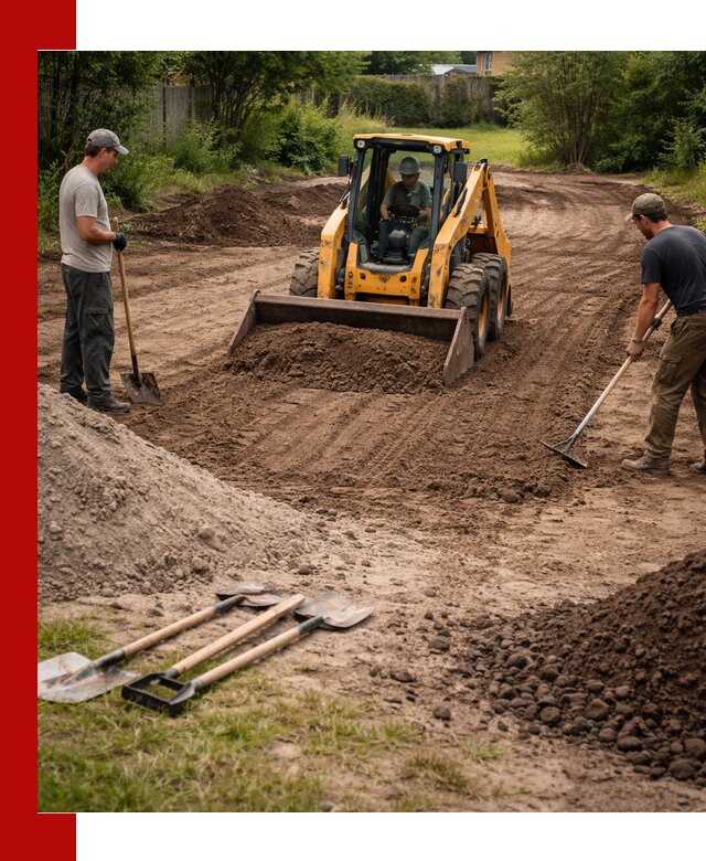 Планировка участка грунтом с вывозом и доставкой в Пушкино