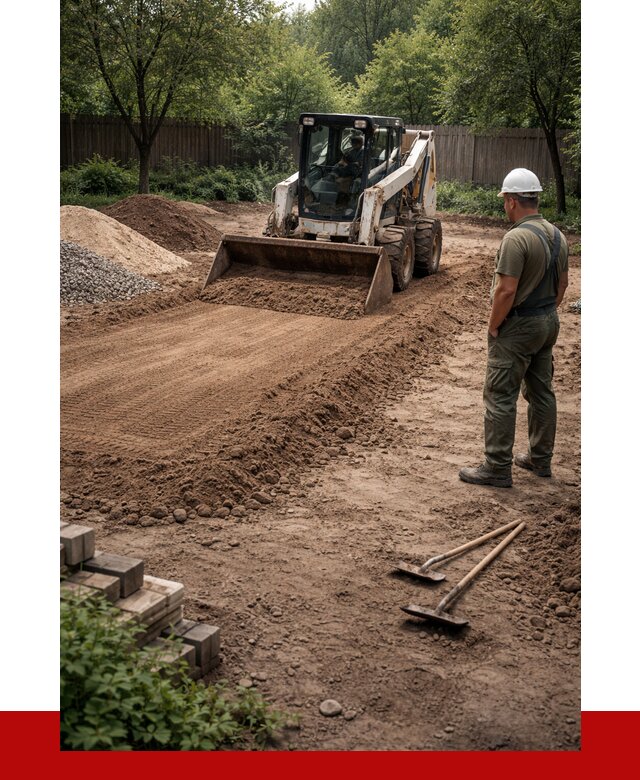 Выравнивание участка под ключ в Пушкино от 3631 р. | ПРОНЕРУДПшк