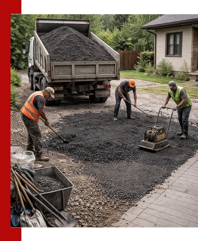 Асфальтовая крошка для двора с доставкой в Пушкино